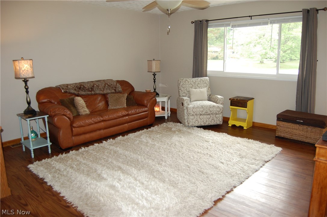 1439 Bruce Road Macedonia, OH 44056 - Photo 2 of 19 Lovely living room with wood look flooring