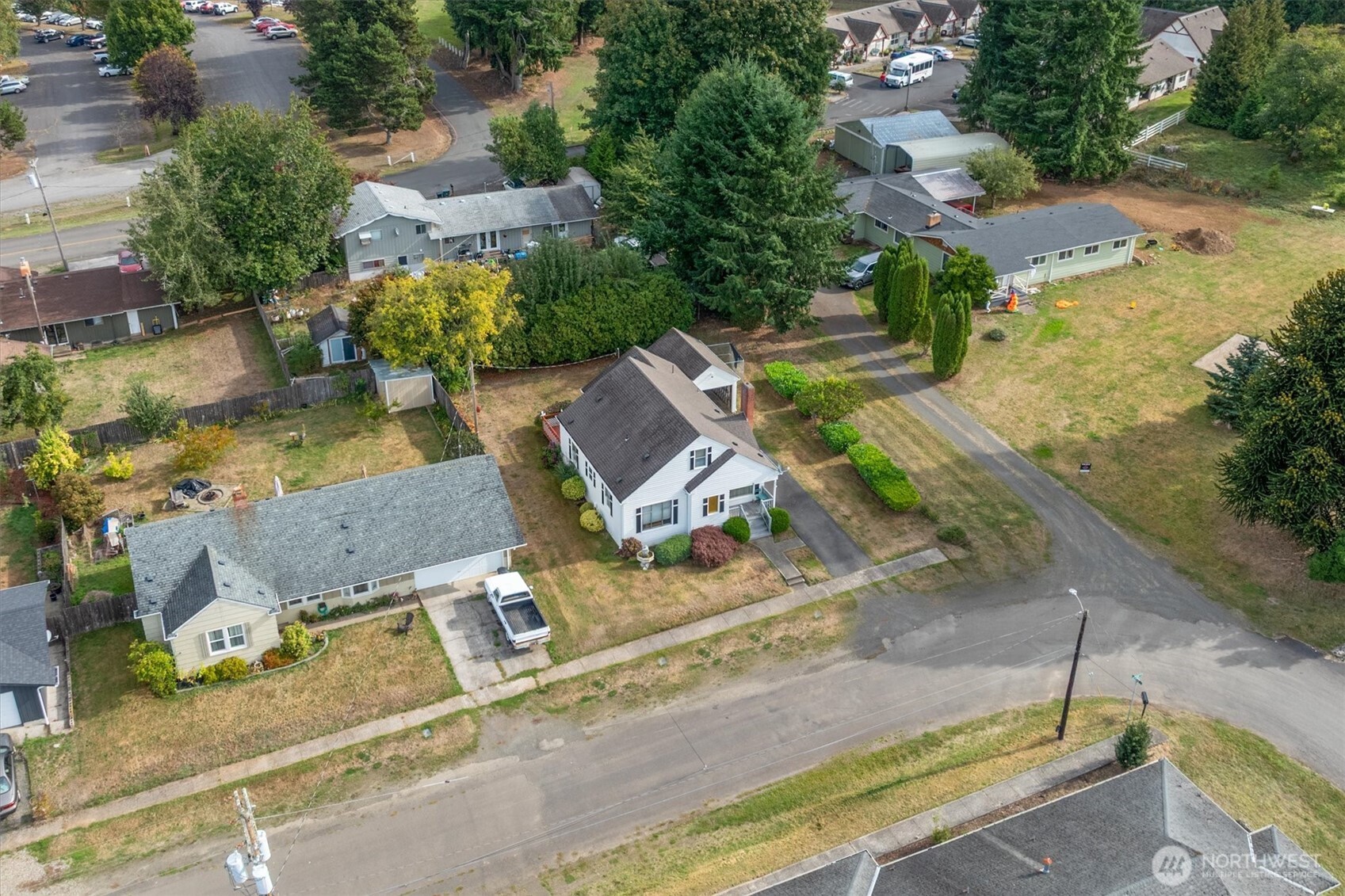 475 South 2nd Street Cathlamet, WA 98612 - Photo 37 of 40 an aerial view of residential house with outdoor space