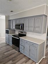 6530 Talbot Parkway Dallas, TX 75232 - Photo 9 of 18 a kitchen with stainless steel appliances granite countertop a stove a sink and a microwave