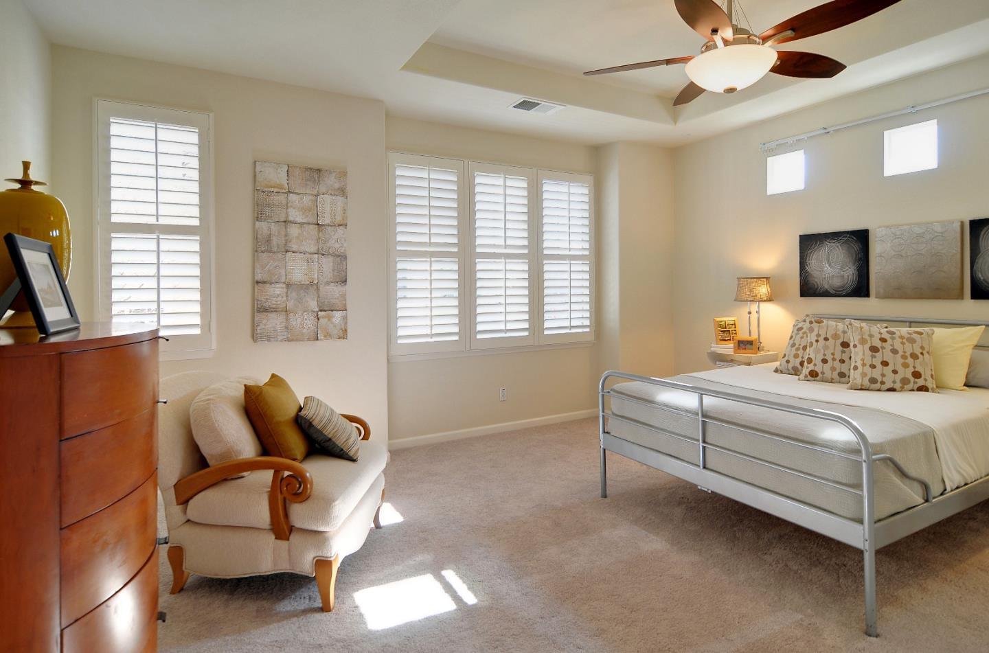 4126 Tobin Circle Santa Clara, CA 95054 - Photo 9 of 16 a bedroom with a bed and wooden floor