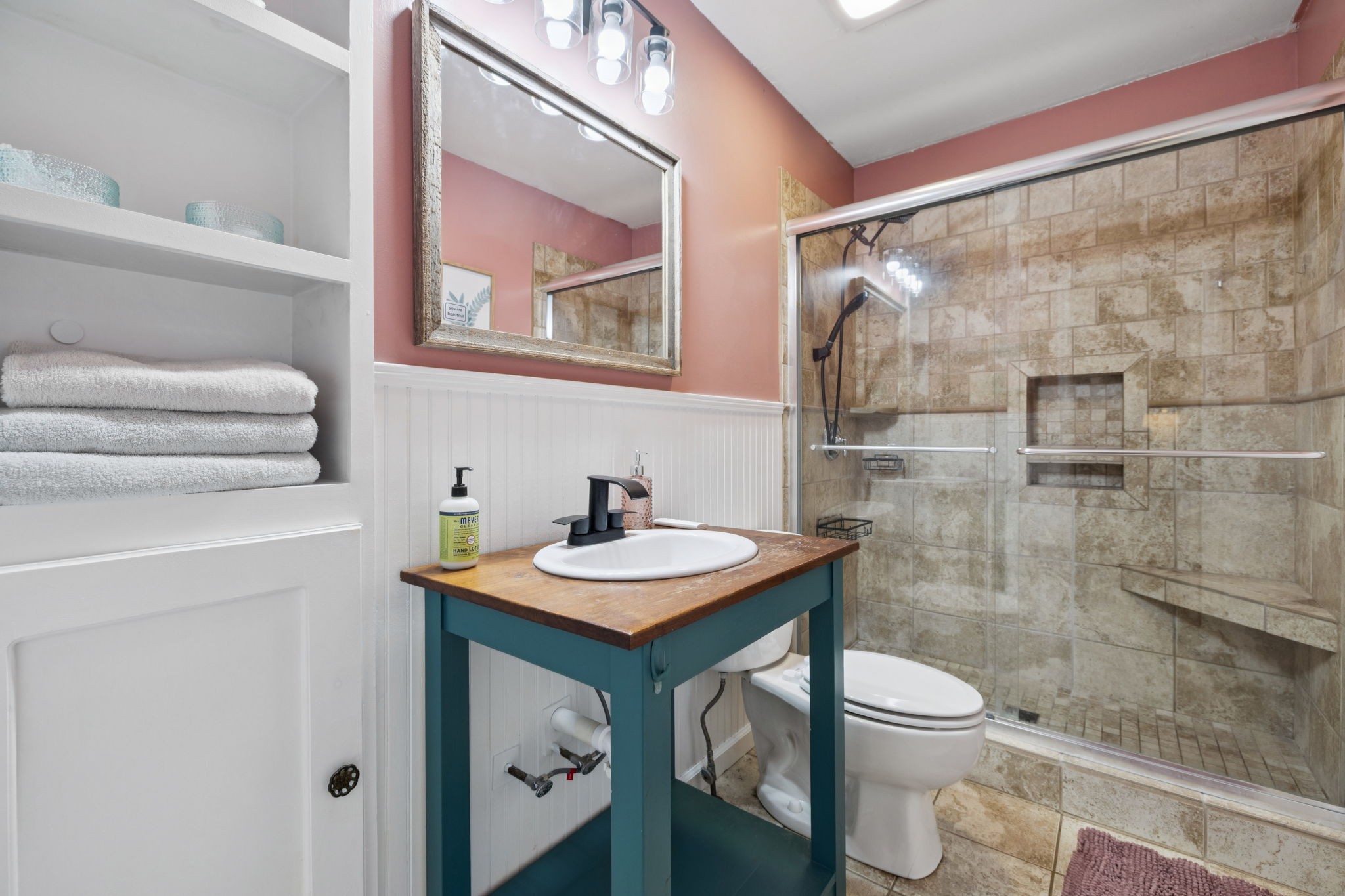 1016 Keystone Drive Pleasant View, TN 37146 - Photo 13 of 33 a bathroom with a sink toilet and shower