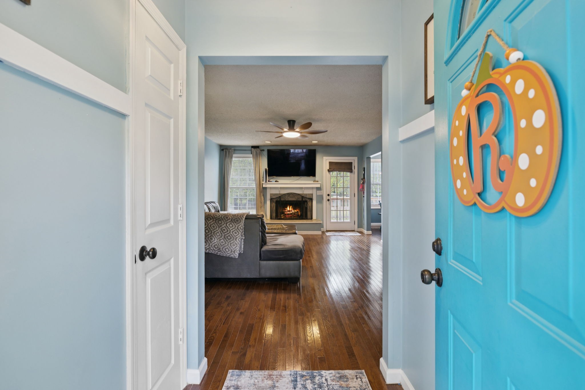 1016 Keystone Drive Pleasant View, TN 37146 - Photo 3 of 33 a living room with furniture and a fireplace