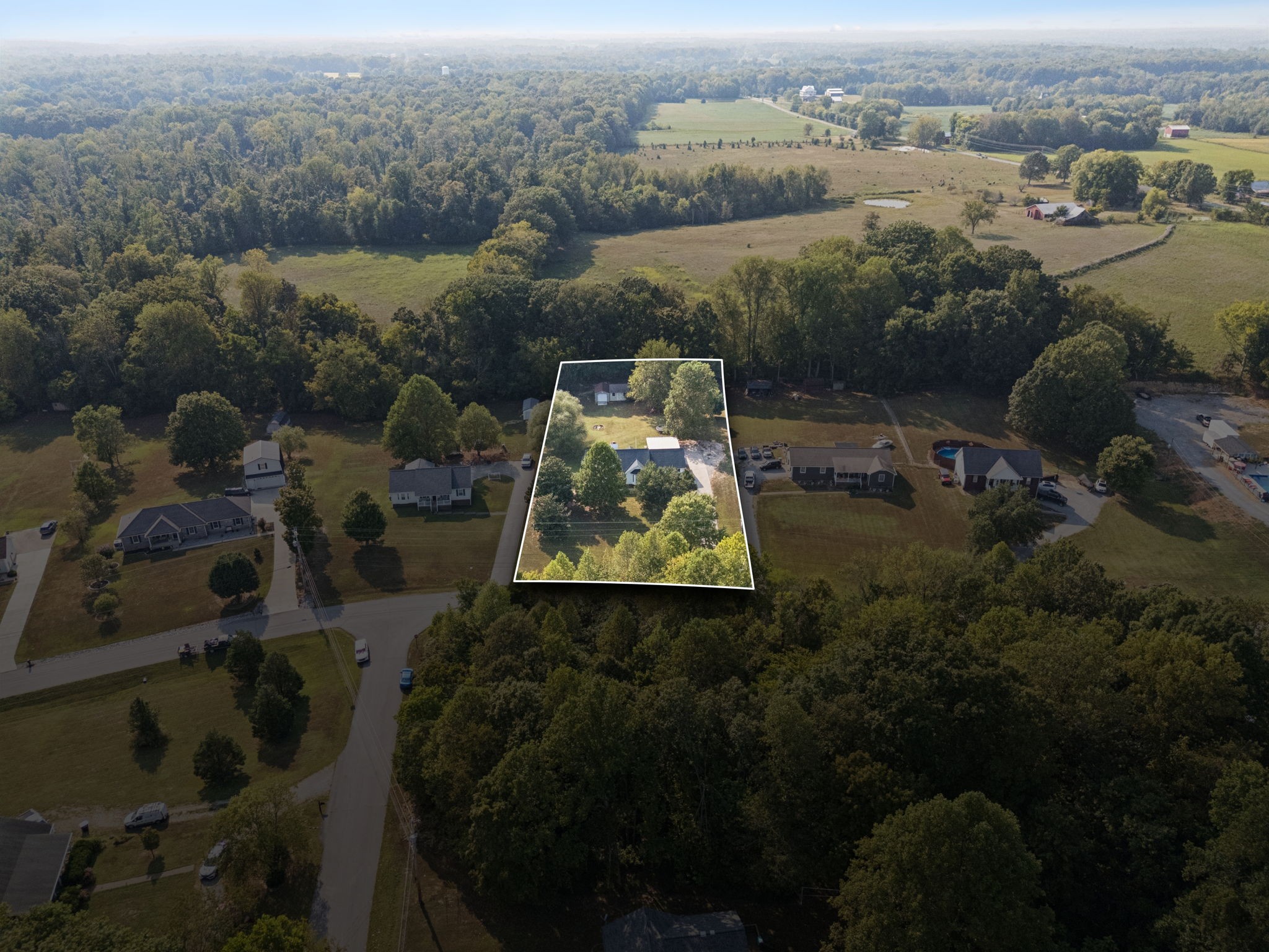 1016 Keystone Drive Pleasant View, TN 37146 - Photo 31 of 33 an aerial view of residential house with outdoor space