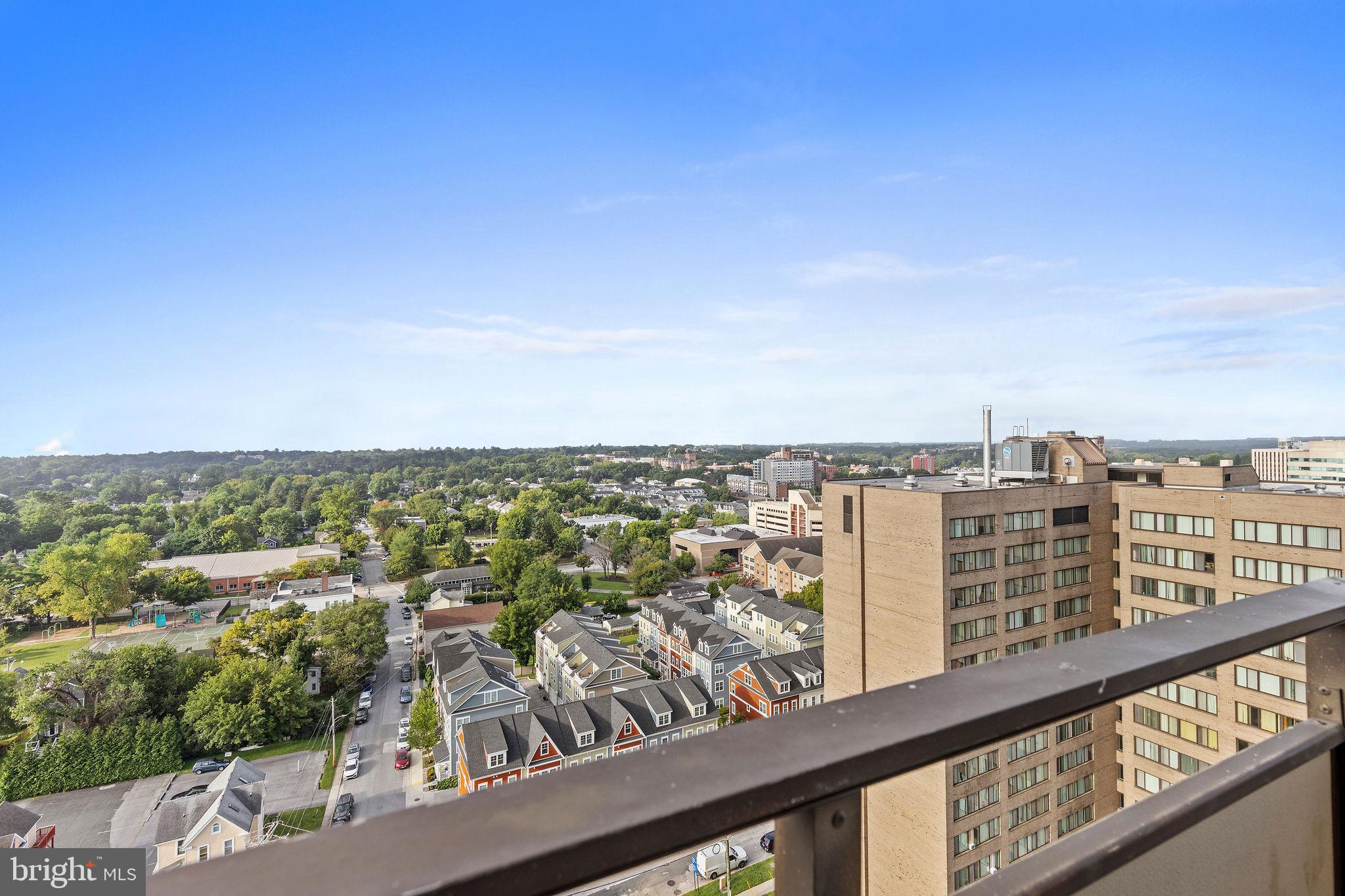 205 East Joppa Road, Unit 1606 Towson, MD 21286 - Photo 12 of 33 a view of a city from a balcony
