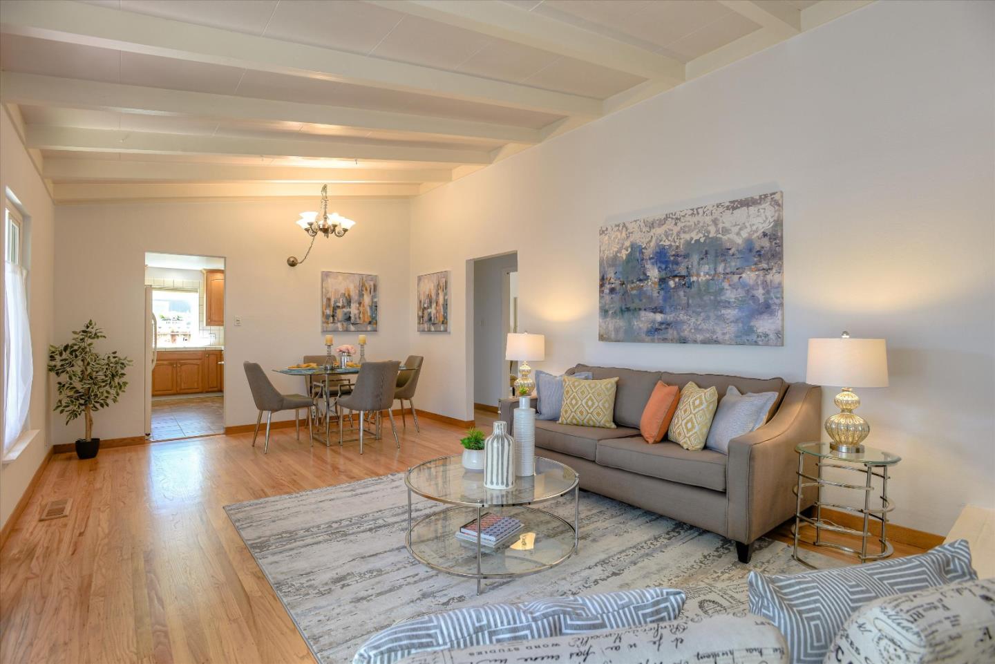 1619 Echo Avenue San Mateo, CA 94401 - Photo 6 of 34 a living room with furniture and wooden floor