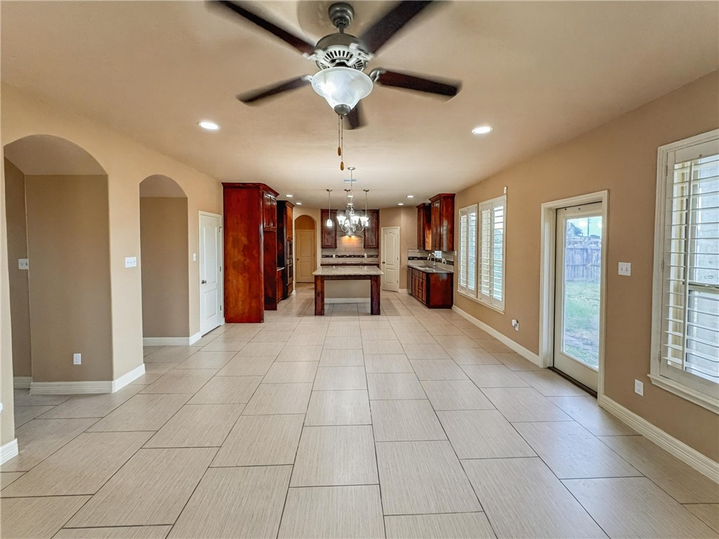 1832 Bay Landing Drive Portland, TX 78374 - Photo 16 of 29 a view of a livingroom with a furniture and a ceiling fan