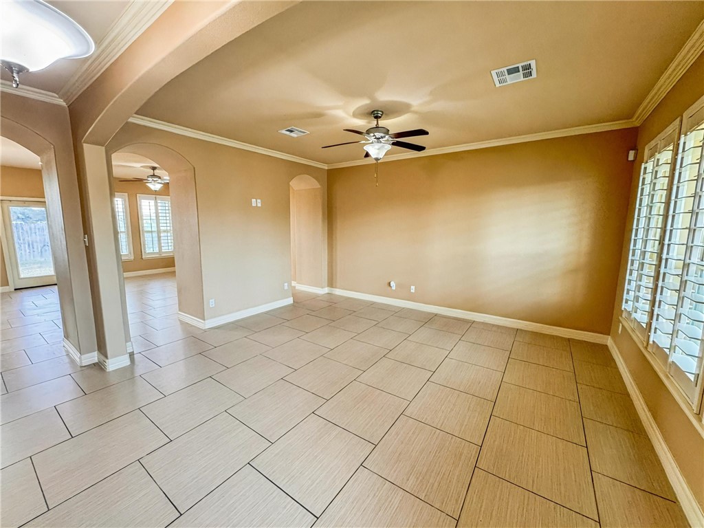 1832 Bay Landing Drive Portland, TX 78374 - Photo 7 of 29 a view of an empty room and chandelier fan