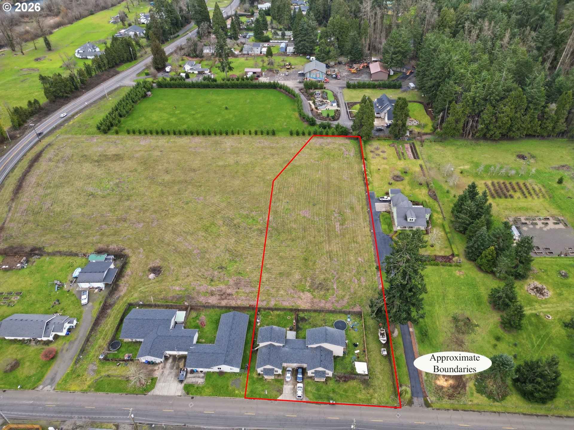 87851 Cedar Flat Road Springfield, OR 97478 - Photo 2 of 23 a view of a yard with an outdoor seating