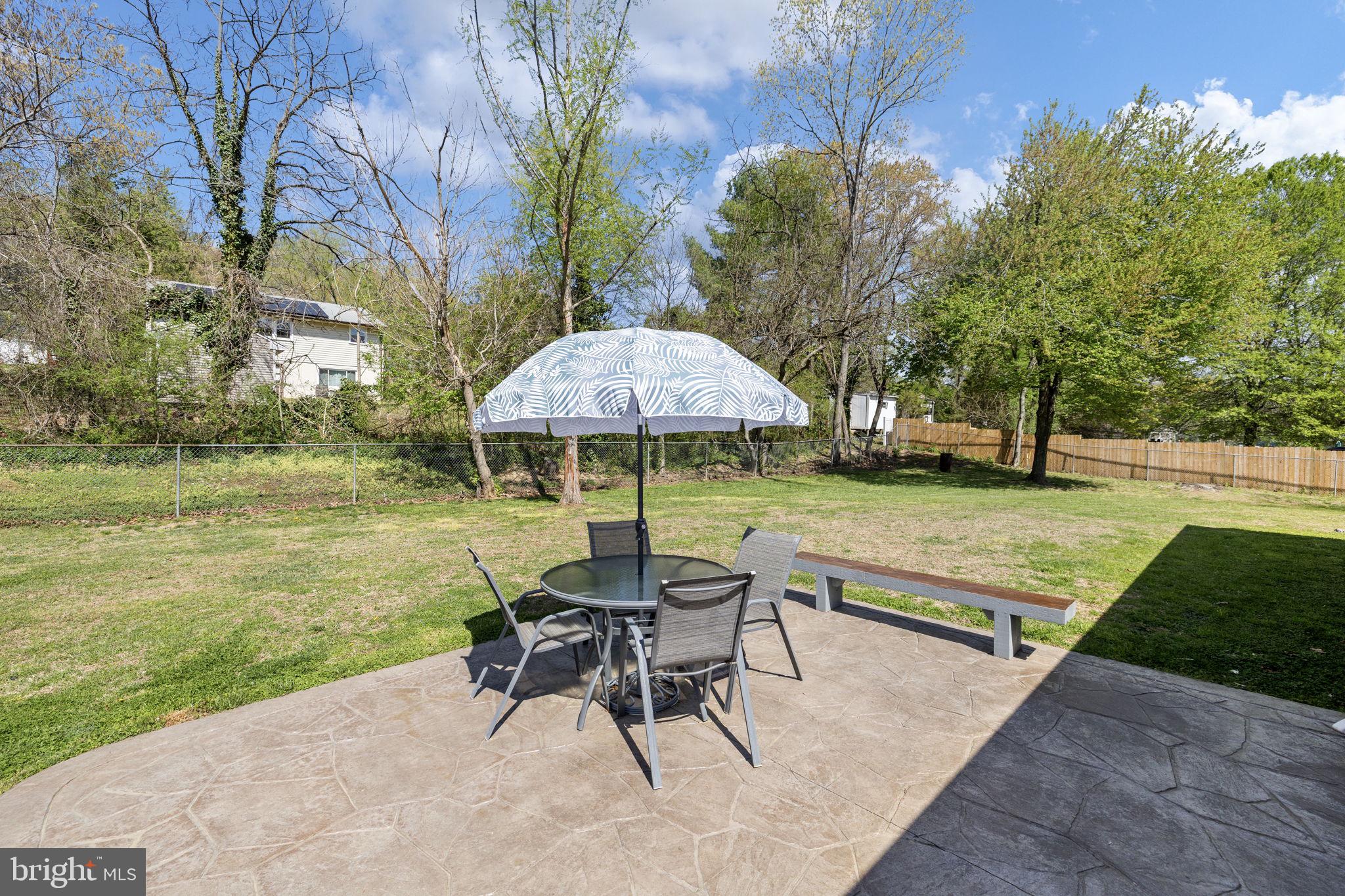 66 Kelley Road Fredericksburg, VA 22405 - Photo 26 of 35 a view of backyard with outdoor seating and green space