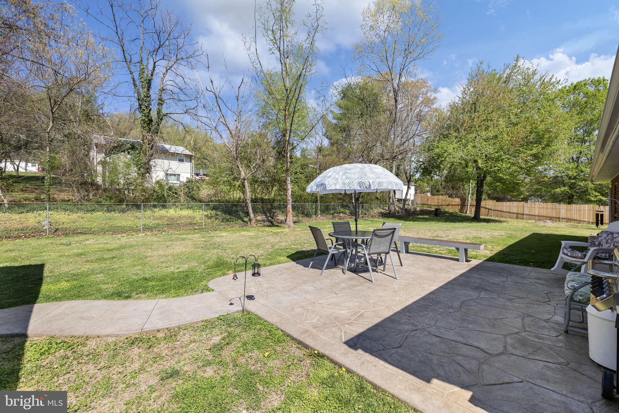 66 Kelley Road Fredericksburg, VA 22405 - Photo 27 of 35 a view of a patio with a table and chairs