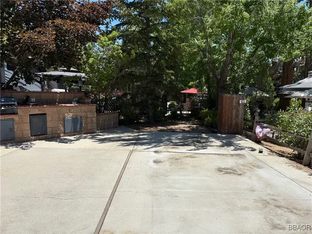 a view of street with trees