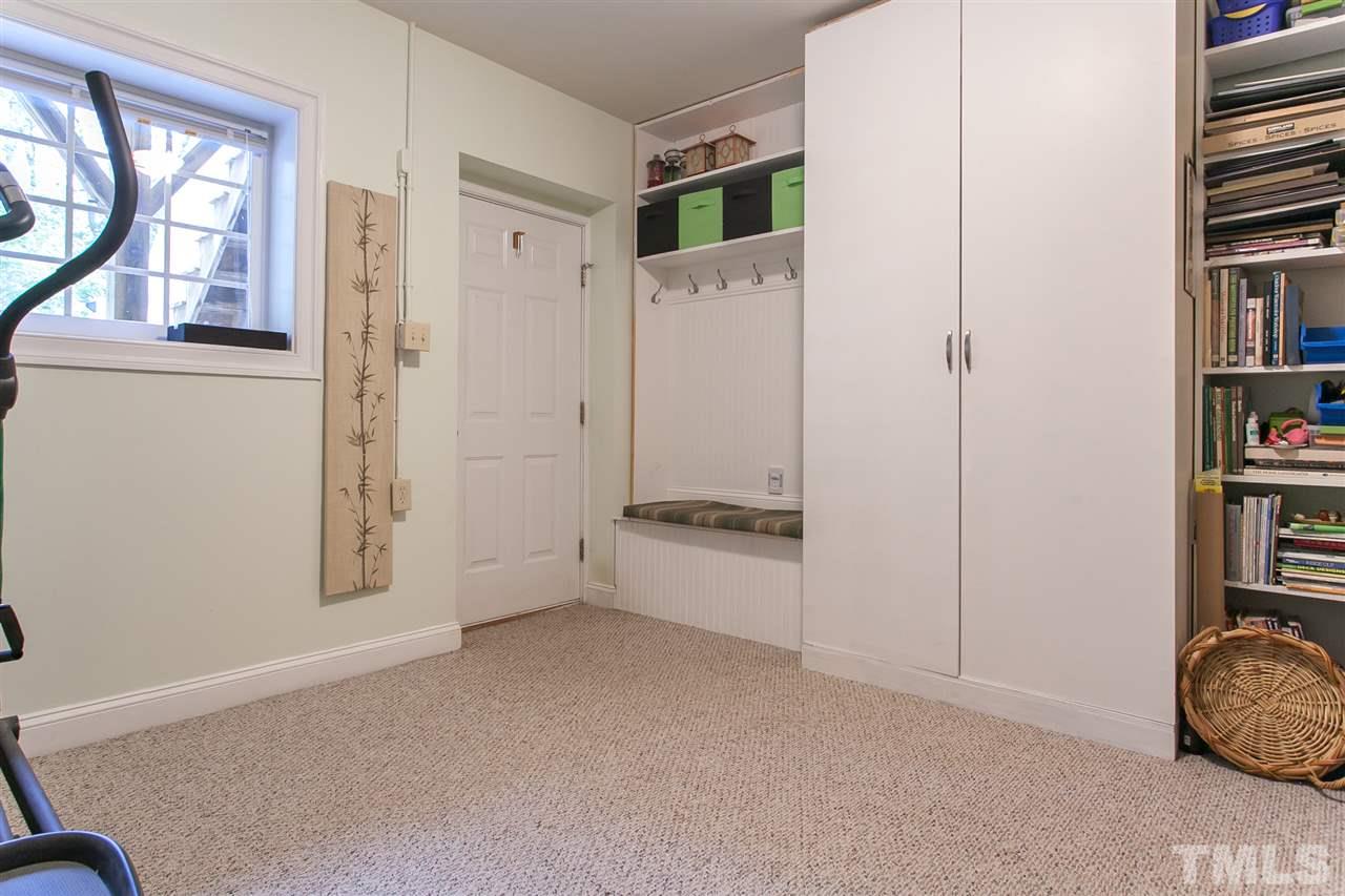 1413 Rosedale Avenue Durham, NC 27707 - Photo 17 of 25 No need to clutter up the Living Area when the Bonus Room serves as the perfect entry, with loads of storage area for coats, mittens, & leashes. Could be a den/office or 4th bedroom for guests, or a teenager with adjacent stubbed future 4th bathroom.