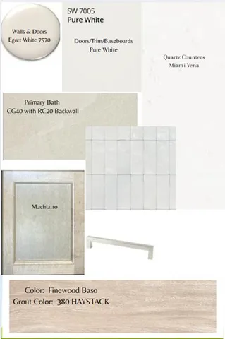 a kitchen with lots of counter top space