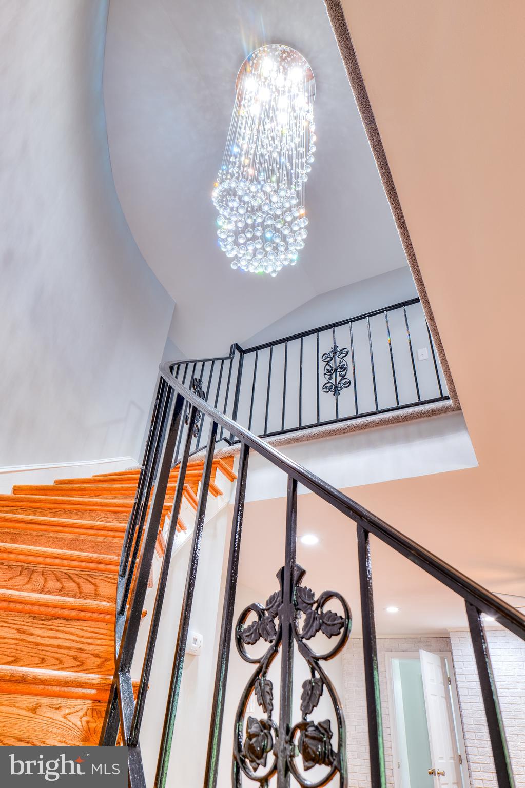 13489 Union Church Road Sumerduck, VA 22742 - Photo 25 of 47 Curved Stairs to upper level