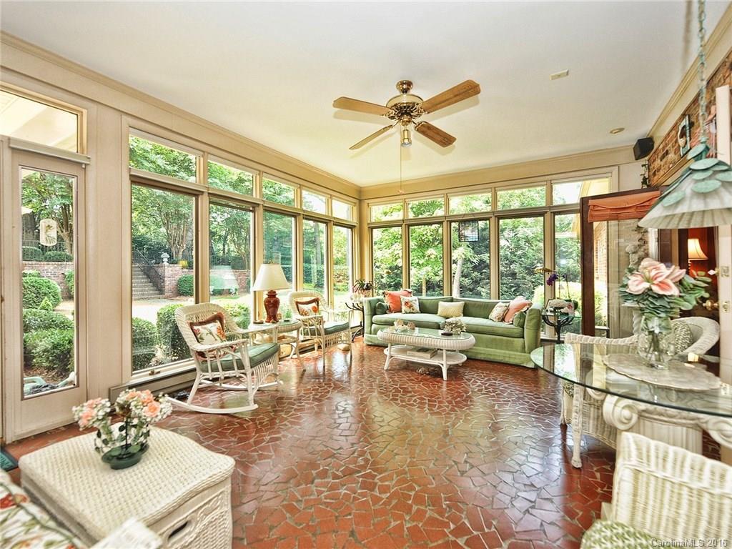 3123 Cloverfield Road Charlotte, NC 28211 - Photo 11 of 24 a living room with fireplace furniture and a large window