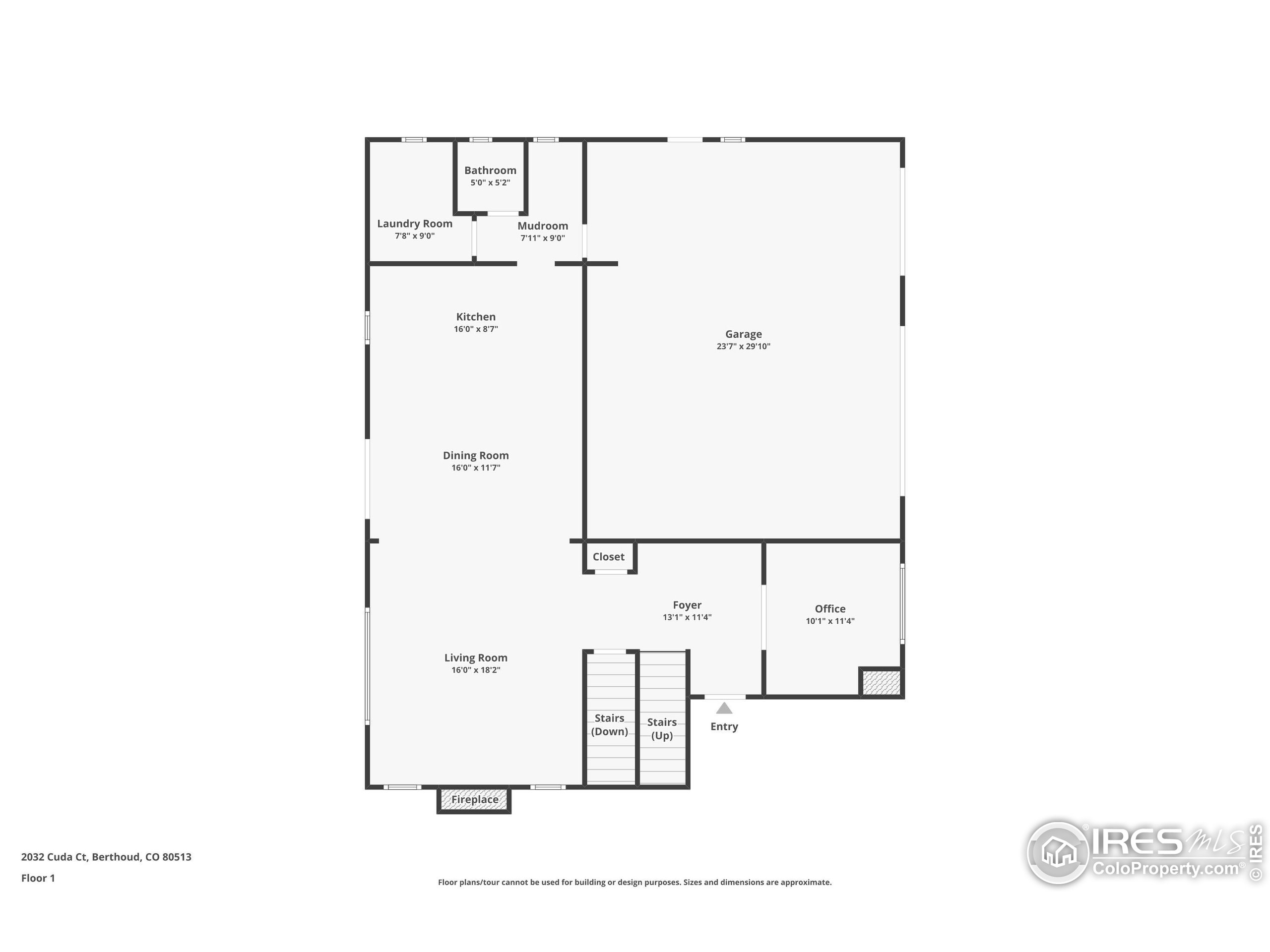 2032 Cuda Court Berthoud, CO 80513 - Photo 36 of 38 a picture of floor plan
