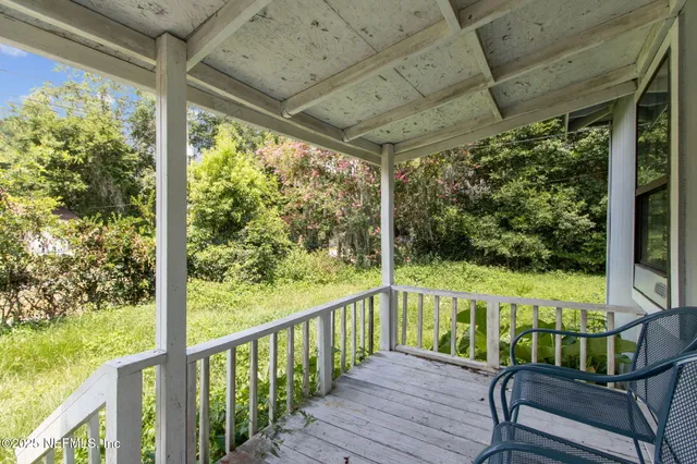 a view of a two chair in the balcony