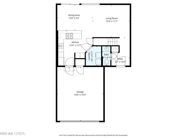 a picture of a bench in front of a wall