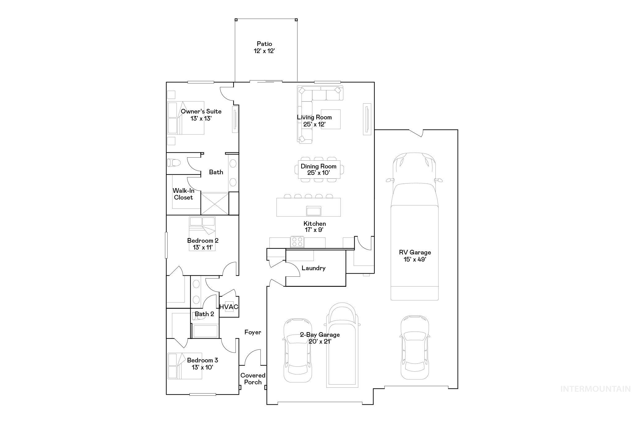 4420 Portofino Way Caldwell, ID 83605 - Photo 2 of 29 View of room layout
