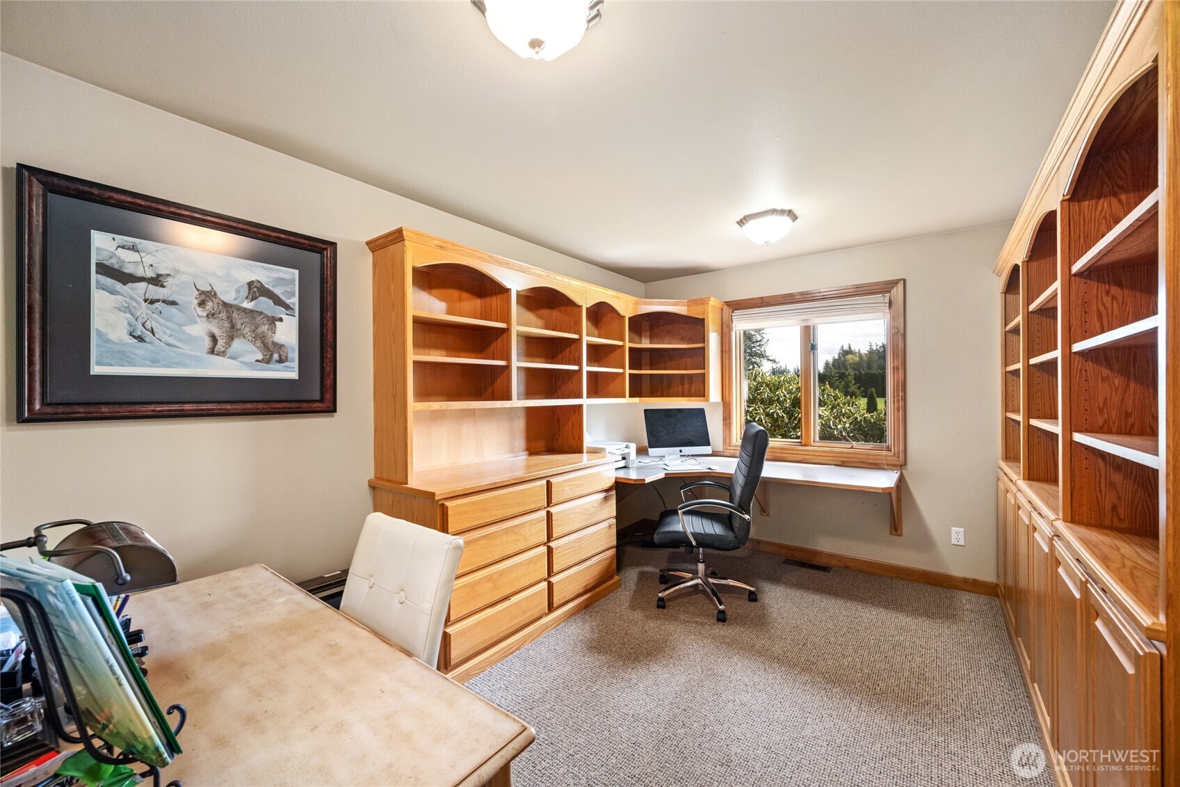 770 East Wiser Lake Road Lynden, WA 98264 - Photo 18 of 36 a view of a livingroom with workspace and a couch