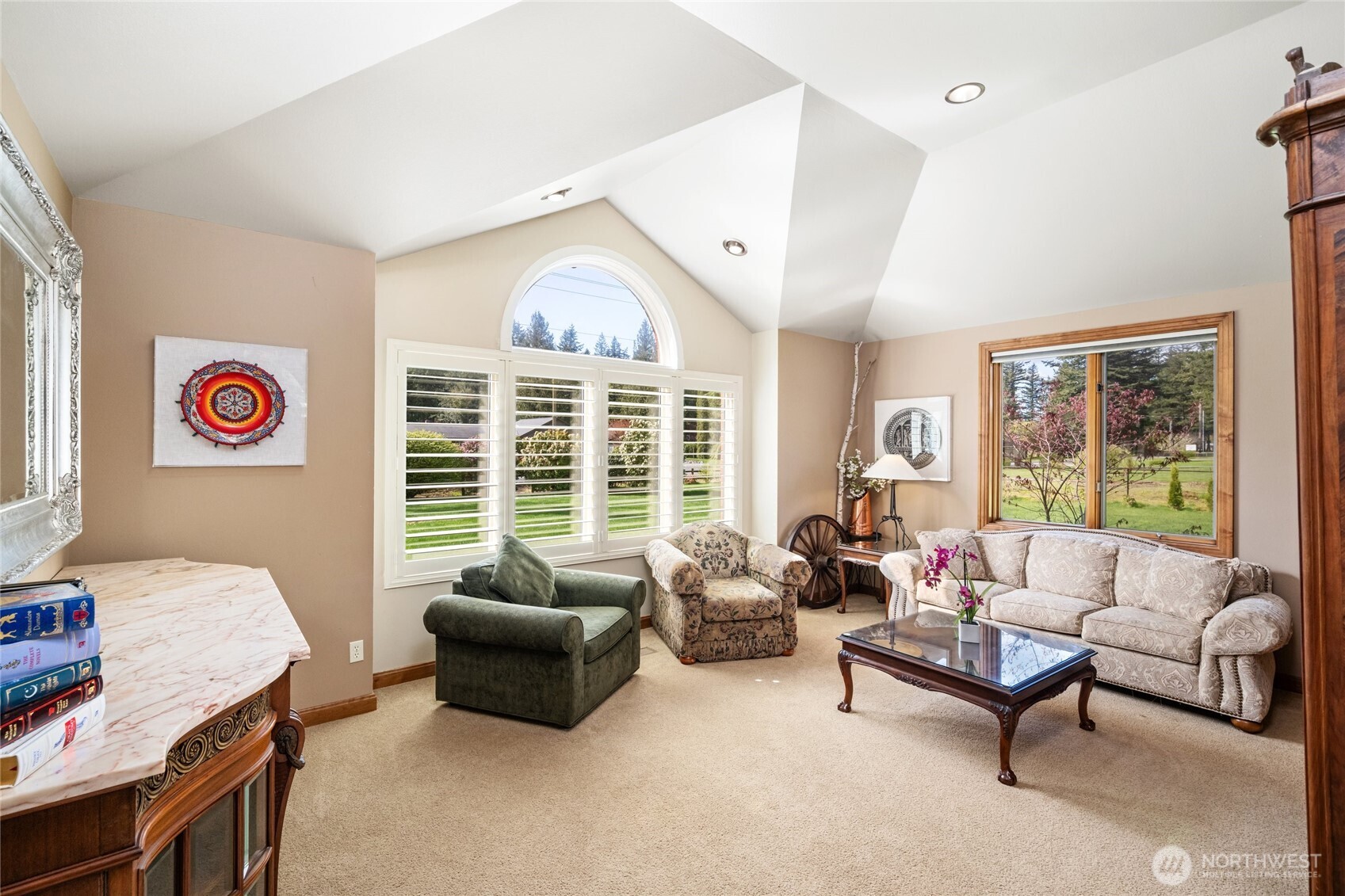 770 East Wiser Lake Road Lynden, WA 98264 - Photo 9 of 36 a living room with furniture and a large window