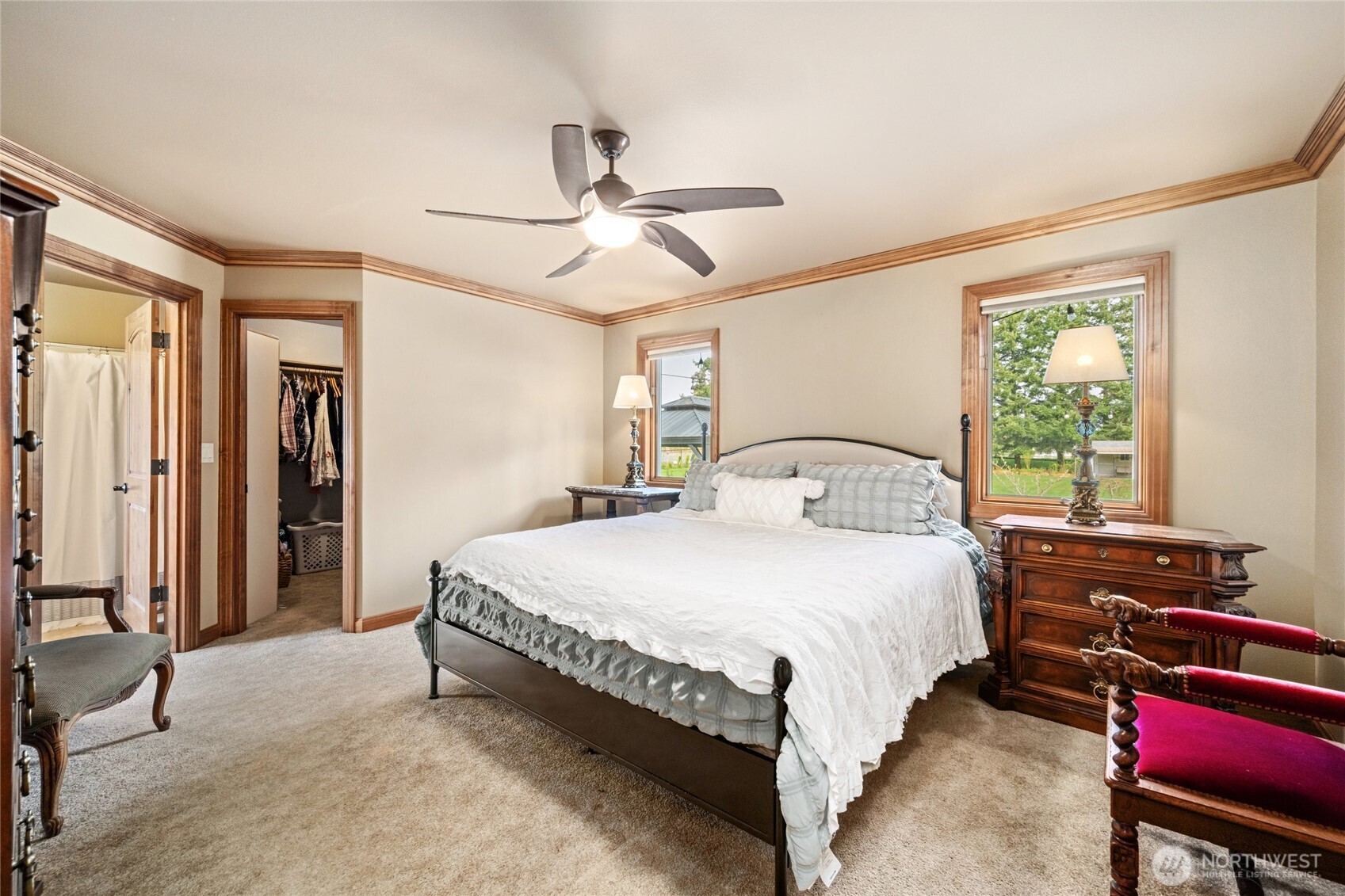 770 East Wiser Lake Road Lynden, WA 98264 - Photo 10 of 36 a bedroom with a bed dresser and a window