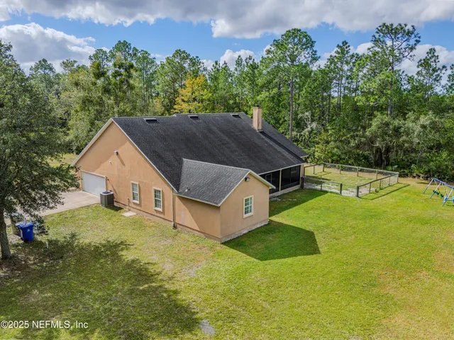 a view of an outdoor space with a lake view