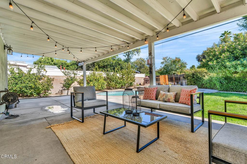 472 Geneva Avenue Claremont, CA 91711 - Photo 36 of 50 a outdoor living space with furniture and a potted plant