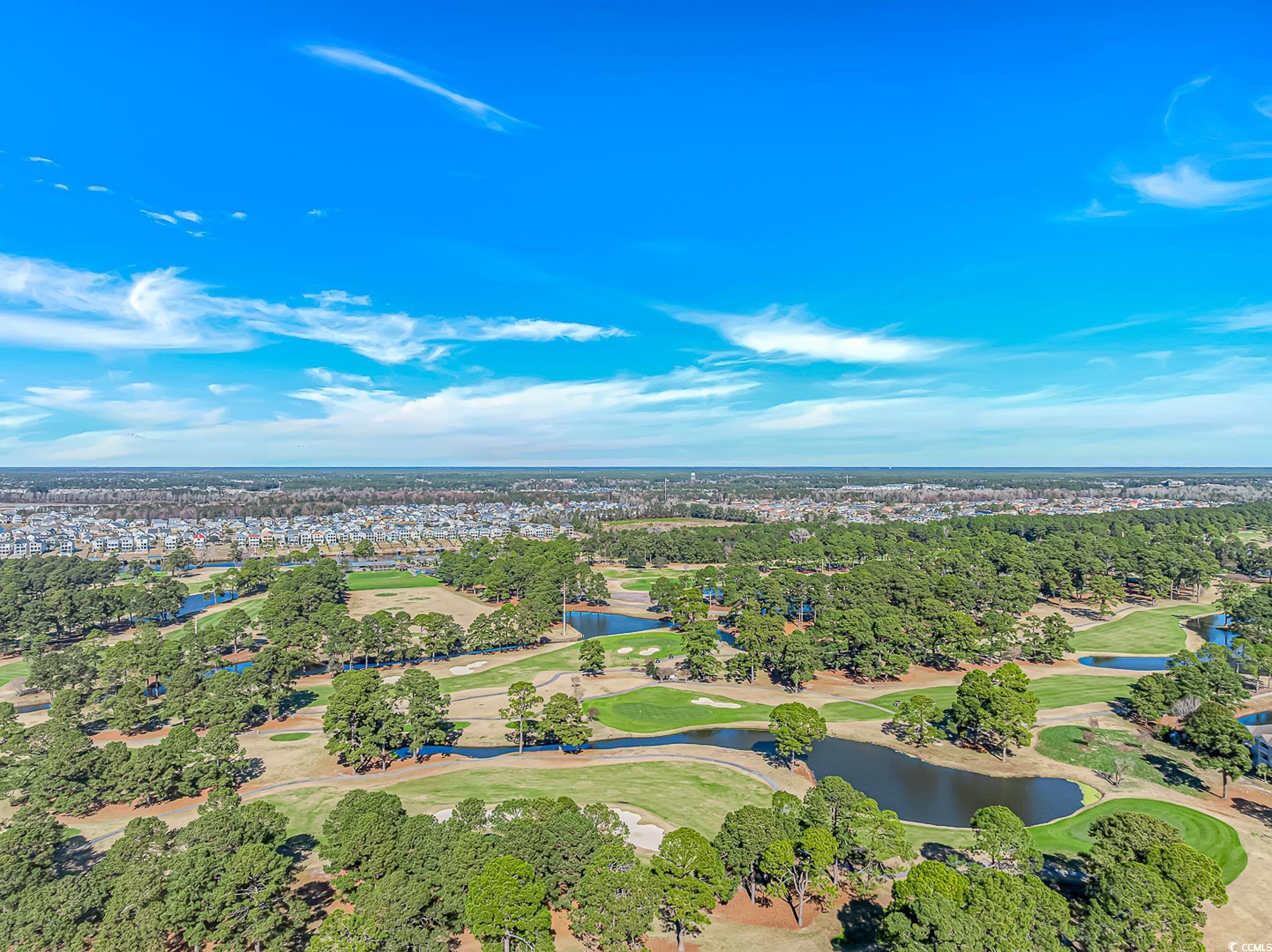 4647 Wild Iris Drive, Unit 303 Myrtle Beach, SC 29577 - Photo 3 of 29 Bird's eye view of a large body of water and a golf club