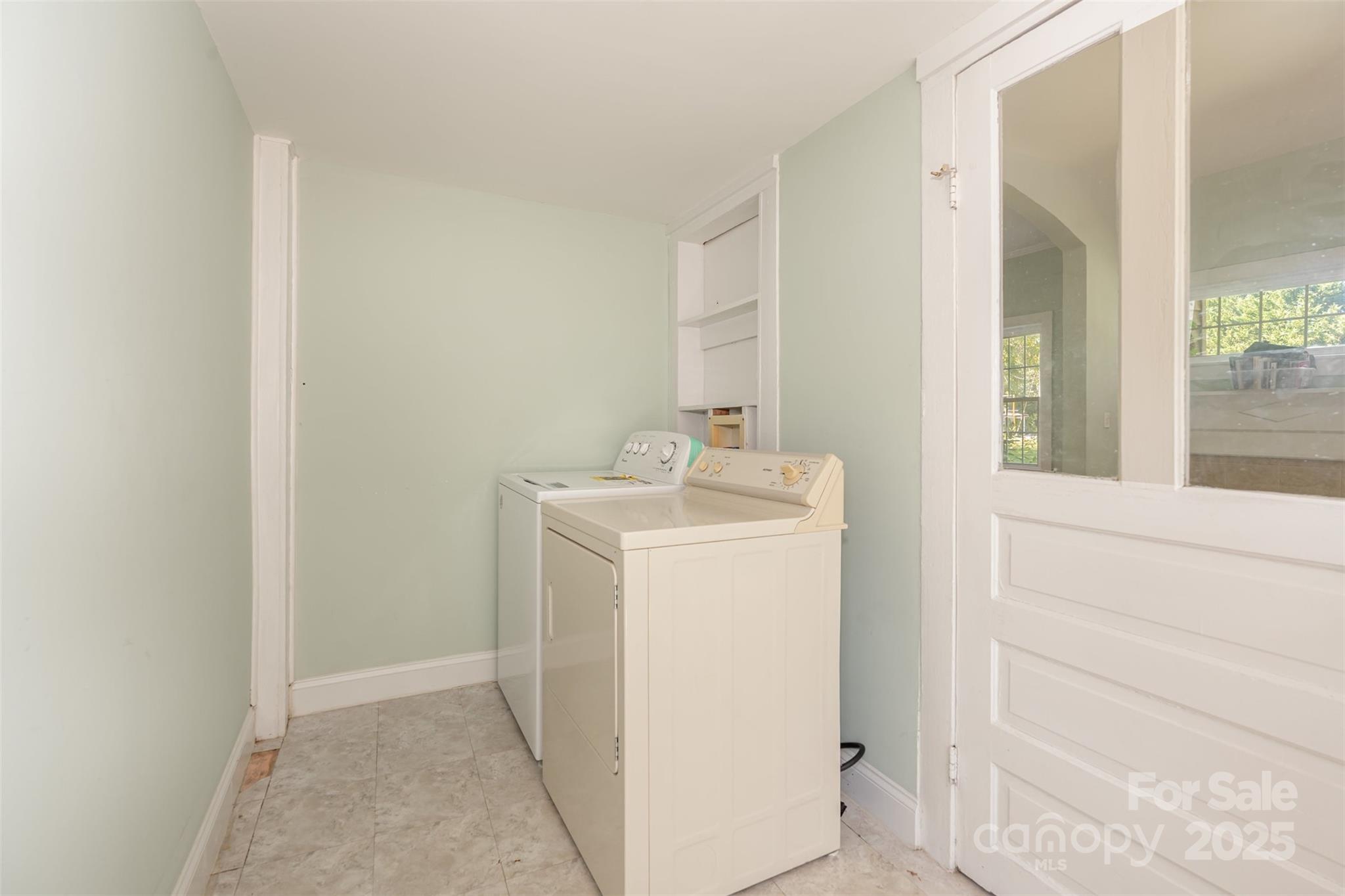 4030 Peachtree Street Hickory Grove, SC 29717 - Photo 14 of 21 a utility room with dryer and washer