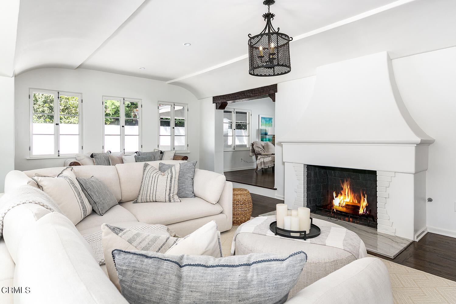 1570 San Pasqual Street Pasadena, CA 91106 - Photo 18 of 72 a living room with furniture and a fireplace