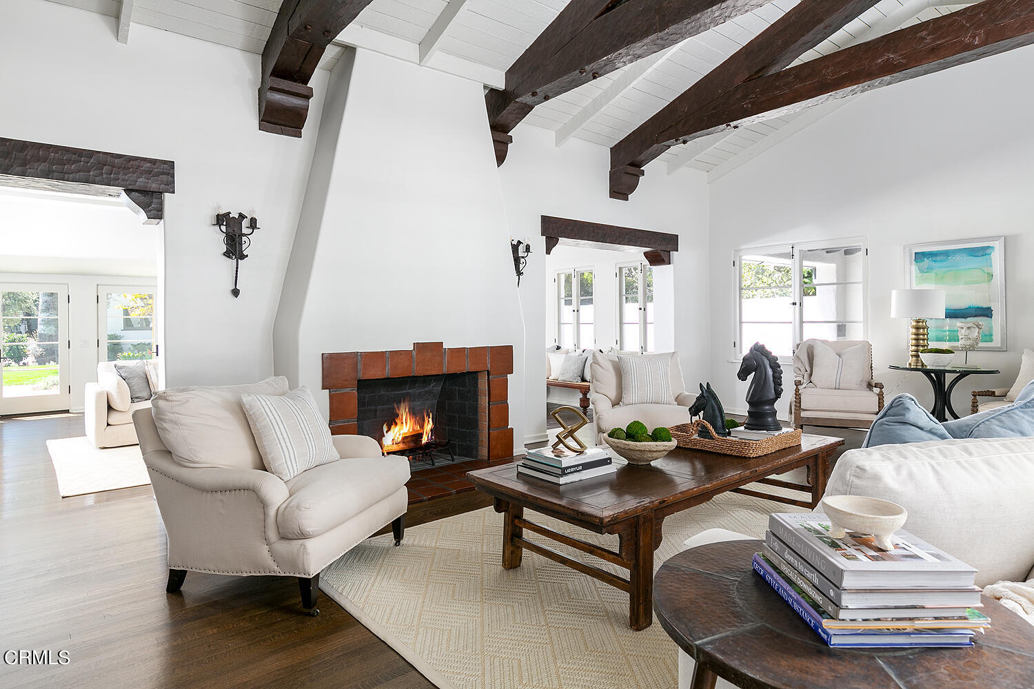 1570 San Pasqual Street Pasadena, CA 91106 - Photo 2 of 72 a living room with furniture and a fireplace