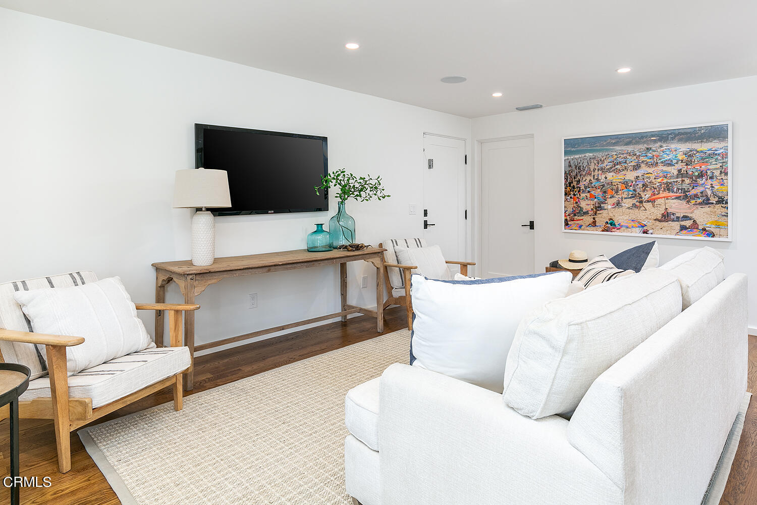 1570 San Pasqual Street Pasadena, CA 91106 - Photo 52 of 72 a living room with furniture and a flat screen tv