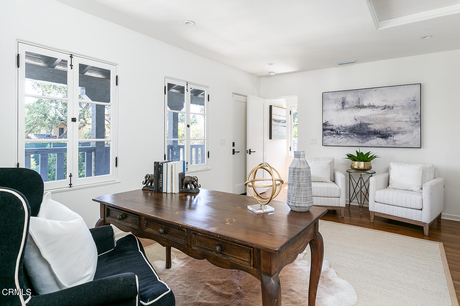 1570 San Pasqual Street Pasadena, CA 91106 - Photo 56 of 72 a view of a dining room with furniture window and wooden floor