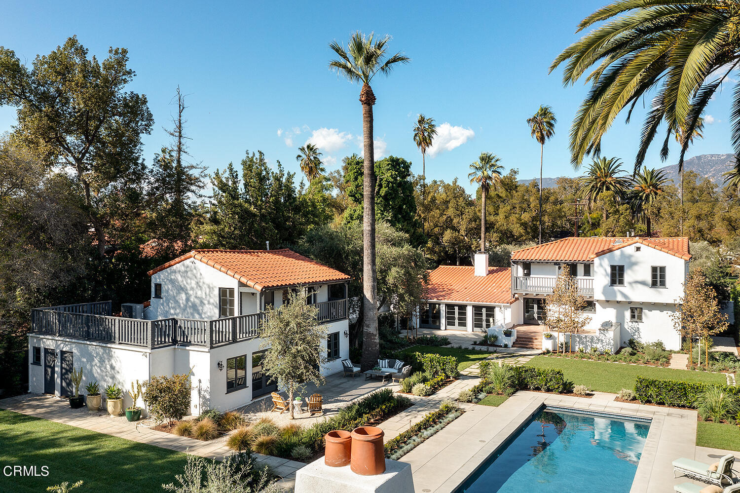 1570 San Pasqual Street Pasadena, CA 91106 - Photo 61 of 72 a aerial view of a house with a yard and sitting area