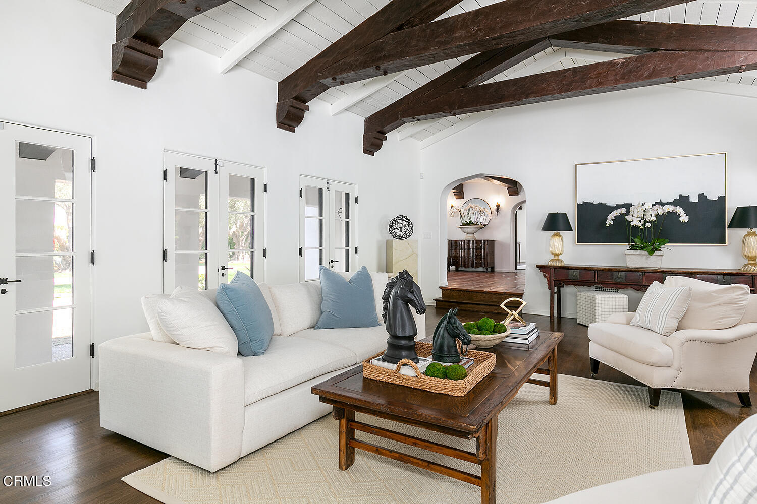 1570 San Pasqual Street Pasadena, CA 91106 - Photo 7 of 72 a living room with furniture and a wooden floor