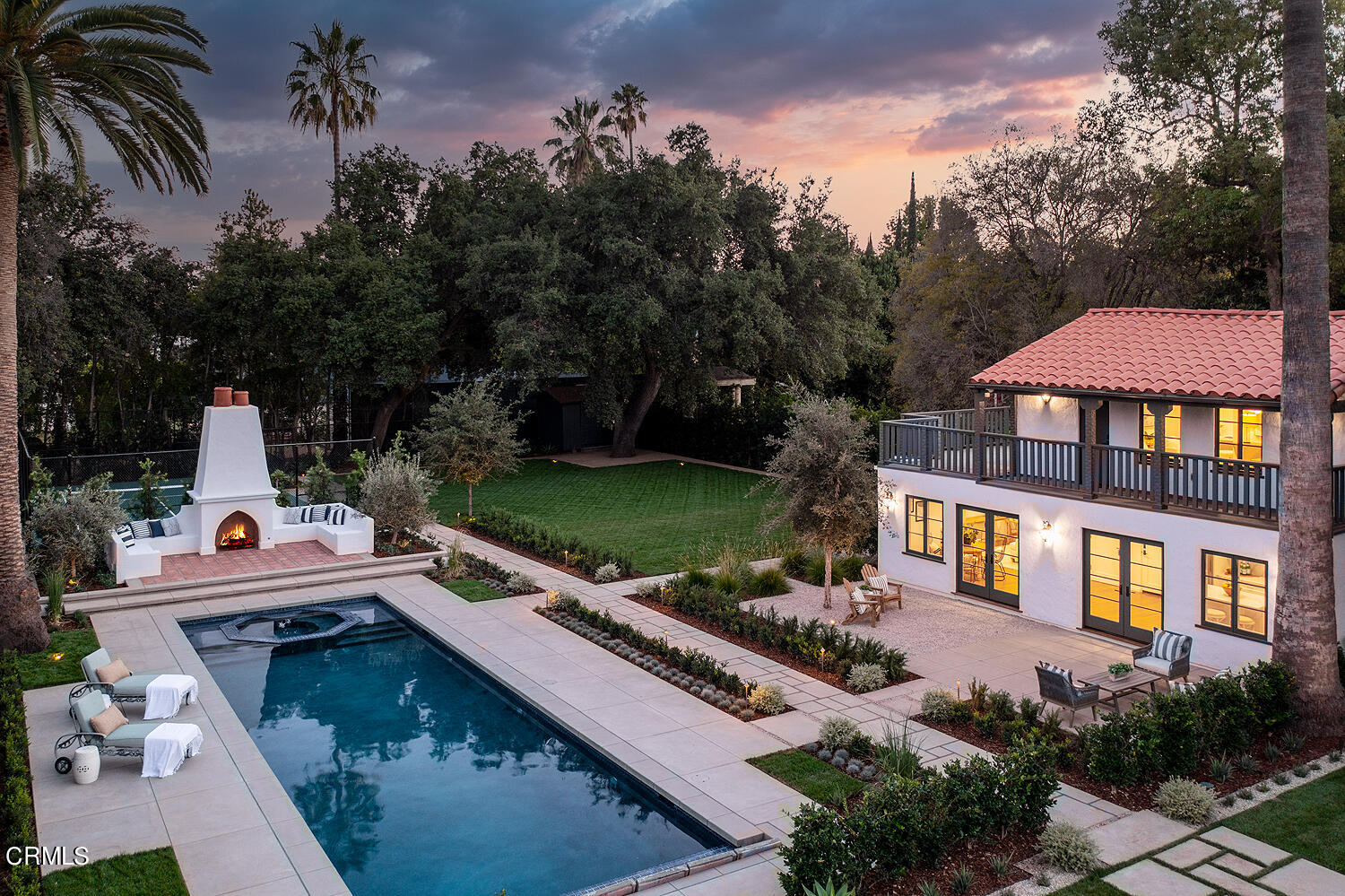 1570 San Pasqual Street Pasadena, CA 91106 - Photo 72 of 72 an aerial view of a house with swimming pool garden and patio