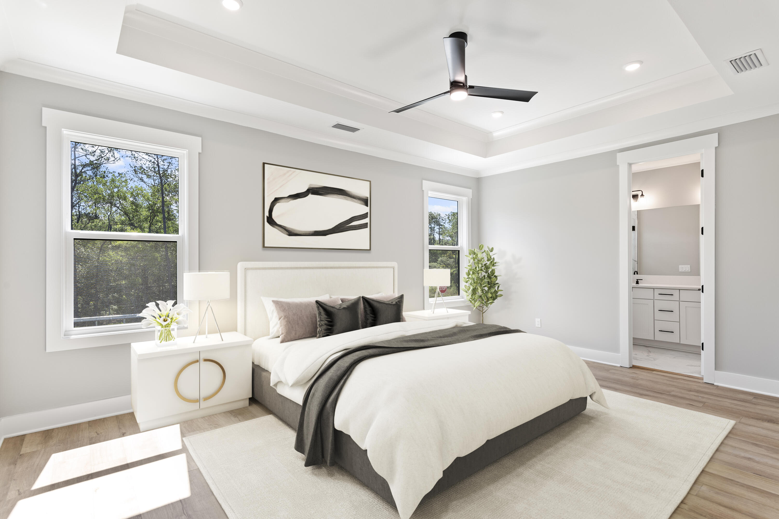 162 Channel Shoal Drive, Unit LOT 2 Santa Rosa Beach, FL 32459 - Photo 13 of 36 a bedroom with a bed and a window