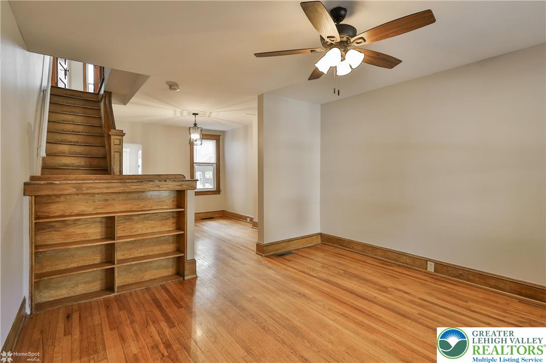 1035 Spring Street Bethlehem, PA 18018 - Photo 3 of 27 wooden floor in an empty room