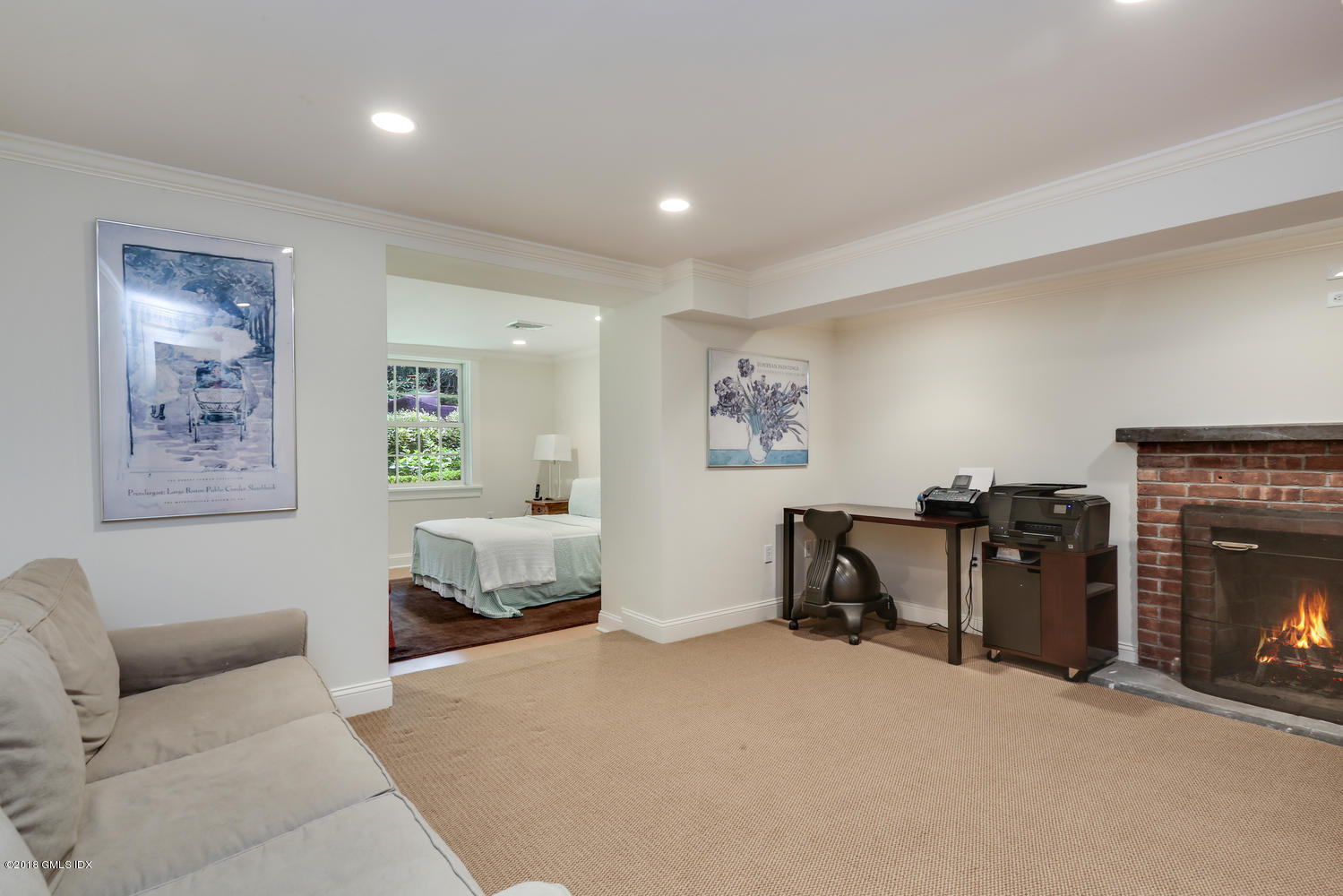 10 Owenoke Way Riverside, CT 06878 - Photo 26 of 35 Lower Level Bdrm w sitting rm/office