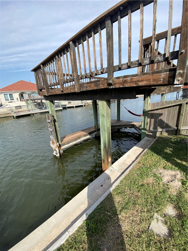 15517 Cruiser Street, Unit B Corpus Christi, TX 78418 - Photo 22 of 25 a view of swimming pool with outdoor seating