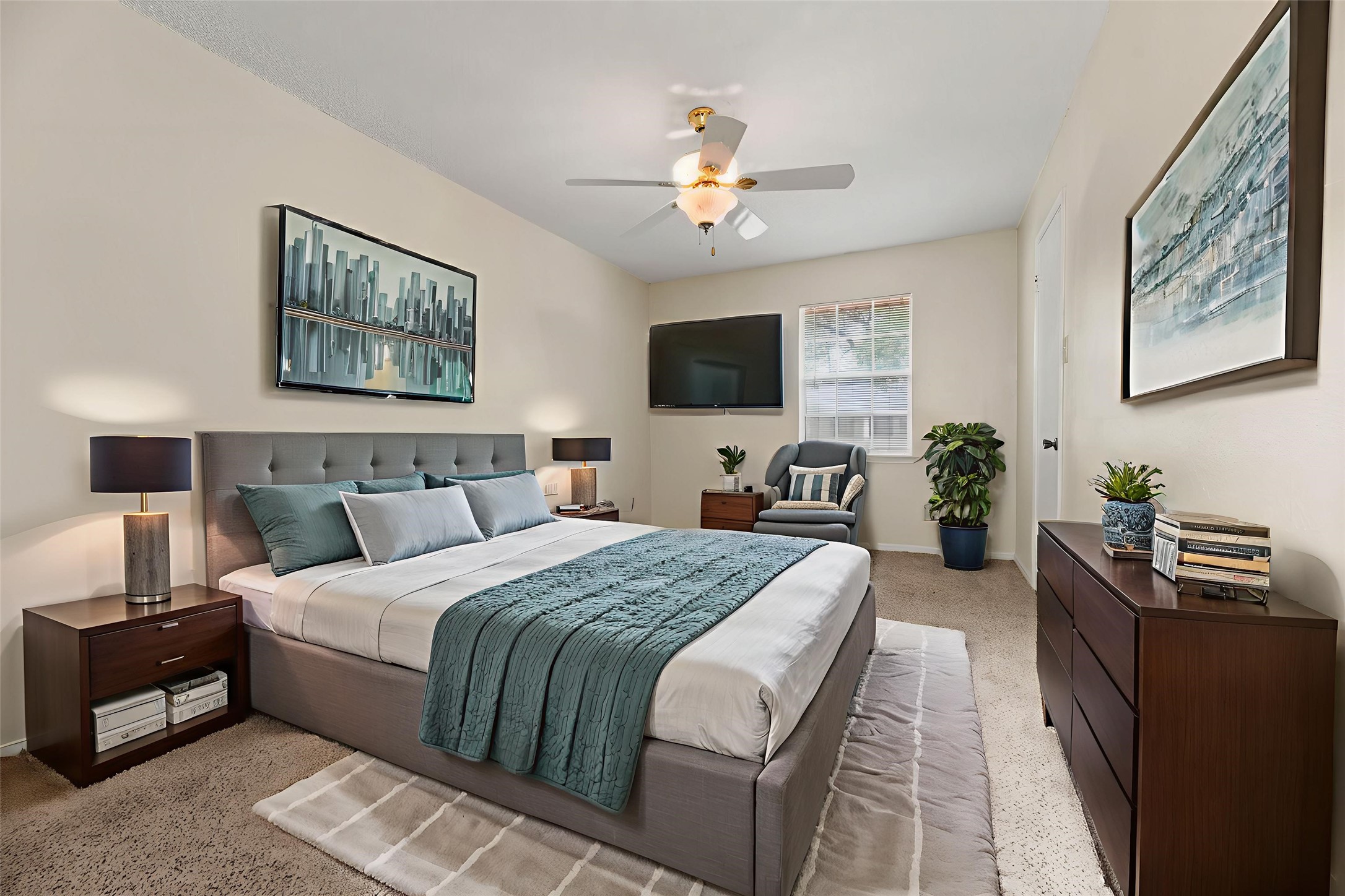 1103 Suwanee Lane Houston, TX 77090 - Photo 13 of 19 The fourth bedroom offers a generous and inviting space that is perfect if you're looking for comfort and versatility. Virtually staged.