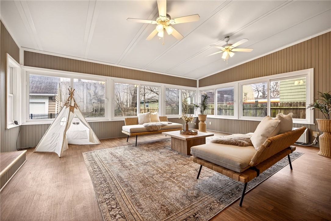 1005 Harvard Street Rochester, NY 14610 - Photo 19 of 50 HUGE 4-season room with heat and A/C