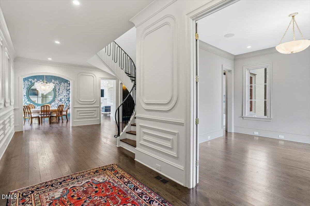 2123 St Marys Street Raleigh, NC 27608 - Photo 32 of 76 a view interior of a house and wooden floor an entryway