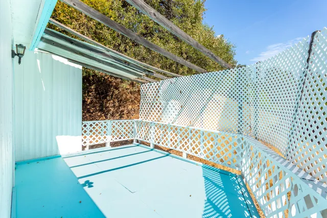 an aerial view of residential house with outdoor space