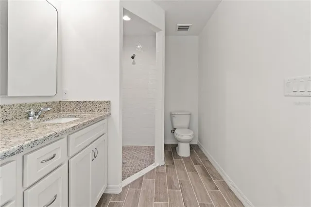 a bathroom with a sink and a toilet