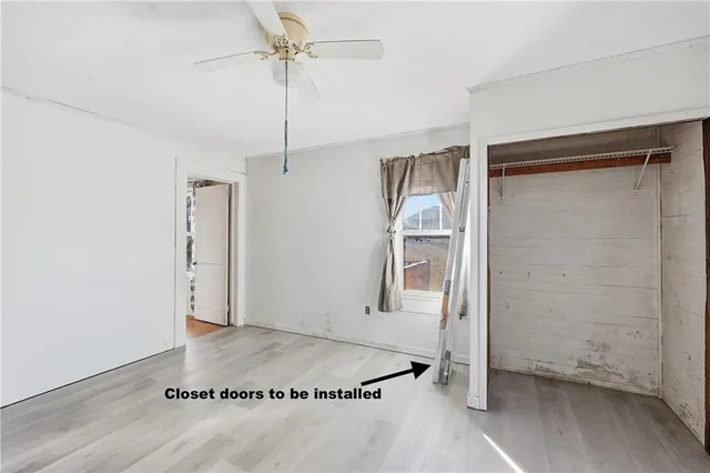 a view of an empty room