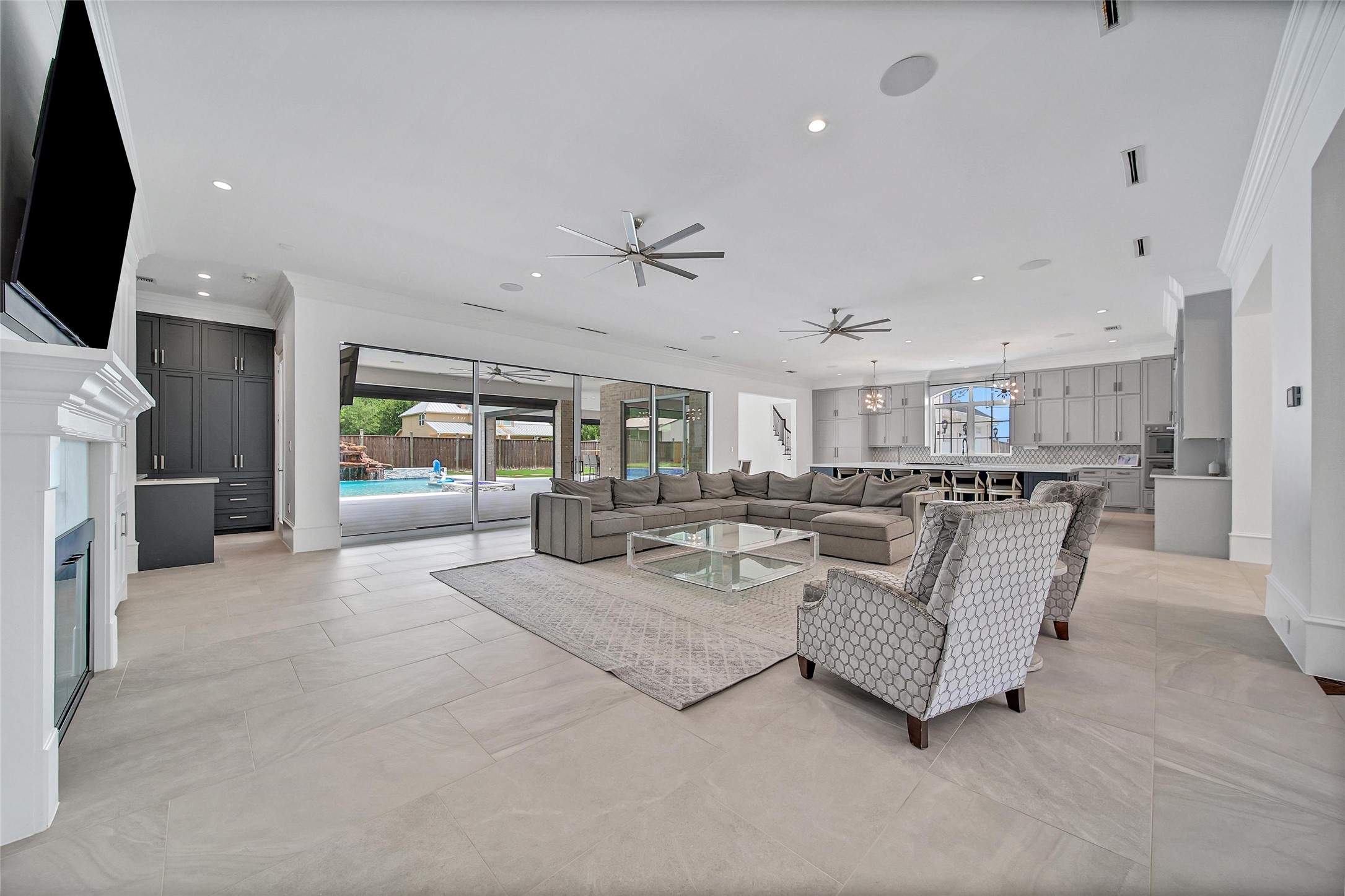 24357 East Webb Road Porter, TX 77365 - Photo 6 of 50 a living room with furniture and a flat screen tv