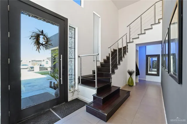 a view of entryway and hall