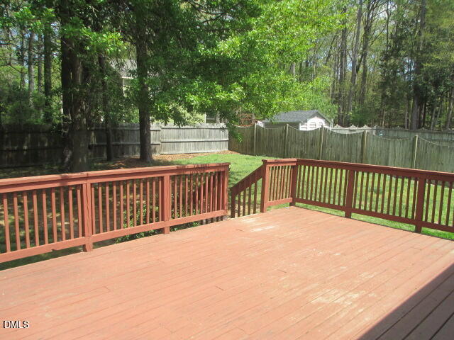 5409 Botany Bay Drive Raleigh, NC 27616 - Photo 13 of 14 a view of a roof deck